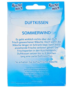 Túi thơm tủ quần áo trẻ em Kuschelweich Duftkissen Sommerwind, 3 túi