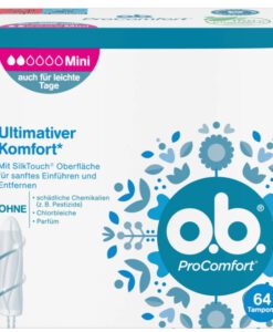 Băng vệ sinh Tampon o.b. Pro Comfort Mini, 64 cái