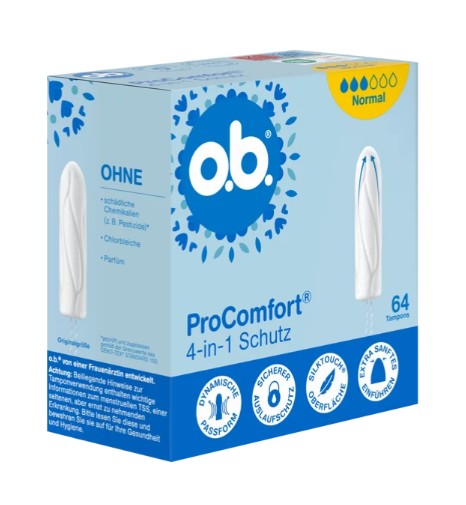Băng vệ sinh Tampon o.b. ProComfort Normal, 64 chiếc Băng vệ sinh Tampon o.b. ProComfort Normal, 64 chiếc