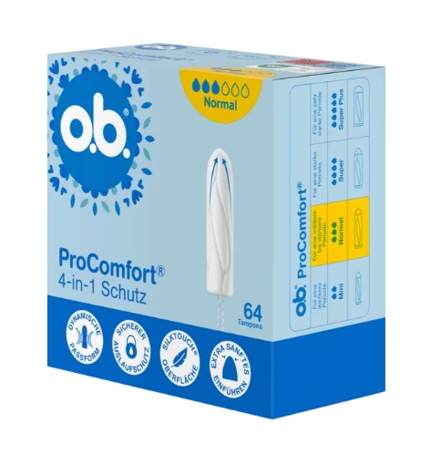Băng vệ sinh Tampon o.b. ProComfort Normal, 64 chiếc Băng vệ sinh Tampon o.b. ProComfort Normal, 64 chiếc