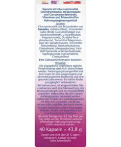 Viên uống bổ sụn khớp Doppelherz Glucosamin 1000 + Curcuma, 40 viên