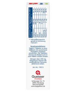 Viên uống bổ sung magie Doppelherz Magnesium 400 + Kalium, 30 viên