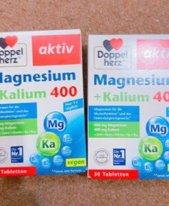 Viên uống bổ sung magie Doppelherz Magnesium 400+ Kalium, 30 viên