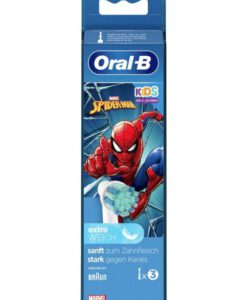 Đầu bàn chải điện Oral-B KIDS Spiderman cho trẻ em, 3 chiếc