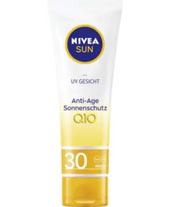 Kem chống nắng NIVEA SUN Anti-Age Sonnenschutz Q10 chống lão hóa LFS30, 50 ml