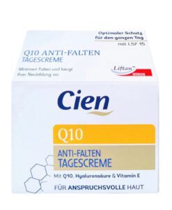 Kem dưỡng da Cien Q10 Anti Falten Tagescreme chống lão hóa, giảm nếp nhăn ban ngày, 50ml