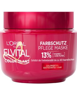 Kem ủ tóc Loreal Paris Elvital Color Glanz Pflege-Maske cho tóc nhuộm, 300ml
