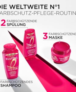 Kem ủ tóc Loreal Paris Elvital Color Glanz Pflege-Maske cho tóc nhuộm, 300ml