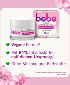 Kem dưỡng da bebe Feuchtigkeits Pflege cho da thường, 50ml