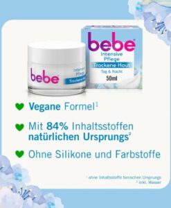 Kem dưỡng da bebe intensivpflege dưỡng ẩm chuyên sâu cho da khô, 50ml