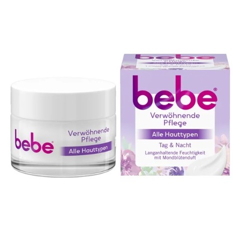 Kem dưỡng da bebe Tag & Nacht Pflege cho mọi loại da, 50ml Kem dưỡng da bebe Tag & Nacht Pflege cho mọi loại da, 50ml
