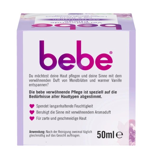 Kem dưỡng da bebe Tag & Nacht Pflege cho mọi loại da, 50ml Kem dưỡng da bebe Tag & Nacht Pflege cho mọi loại da, 50ml