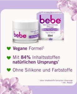 Kem dưỡng da bebe Tag & Nacht Pflege cho mọi loại da, 50ml