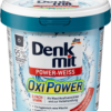 Bột tẩy vết bẩn quần áo trắng Denkmit Oxi Power Power-Weiss, 750g