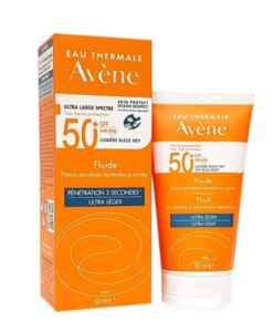 Kem chống nắng Avene Fluide SPF50+ cho da thường, hỗn hợp, nhạy cảm, 50ml
