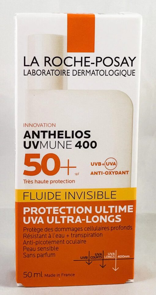 Kem chống nắng La Roche Posay Fluide Invisible LFS50+ cho da thường, da khô, 50ml
