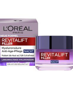 Kem dưỡng da Loreal Revitalift Filler NACHT chống lão hóa, giảm nhăn ban đêm, 50ml