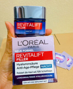 Kem dưỡng da Loreal Revitalift Filler NACHT chống lão hóa, giảm nhăn ban đêm, 50ml