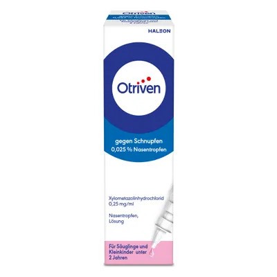 Thuốc nhỏ mũi Otriven Nasentropfen cho trẻ sơ sinh từ 0-2 tuổi, 10ml