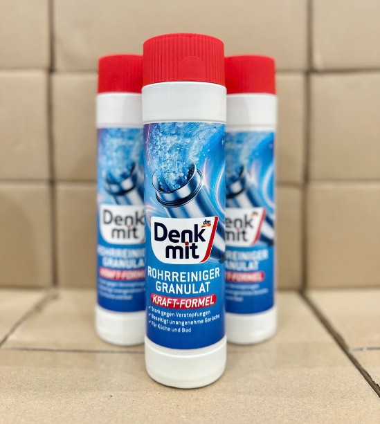 Bột thông cống Denkmit Rohrreiniger Granulat, 600 g Bột thông cống Denkmit Rohrreiniger Granulat, 600 g