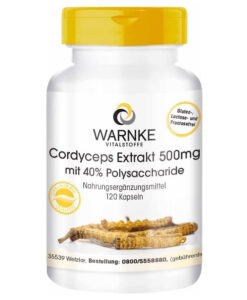 Tinh chất đông trùng hạ thảo Warnke Cordyceps Extrakt 500mg, 120 viên