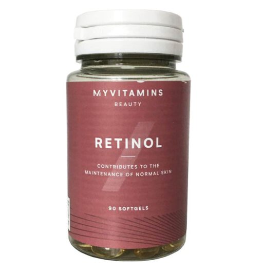 Viên uống Myvitamins Retinol chống lão hóa, làm săn da, ngừa mụn, 90 viên