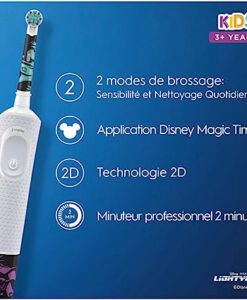 Bàn chải điện trẻ em Oral-B KIDS Lightyear cho bé trai, 1 chiếc