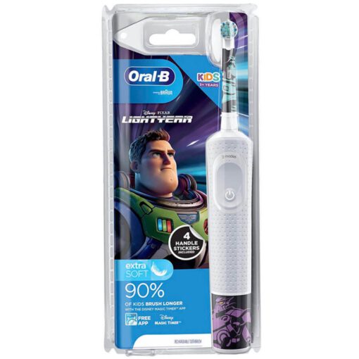 Bàn chải điện trẻ em Oral-B KIDS Lightyear cho bé trai, 1 chiếc