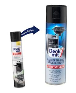 Chai xịt Denkmit Backofen Und Grillreiniger vệ sinh lò nướng, nồi chiên không dầu, lò vi sóng, 500ml