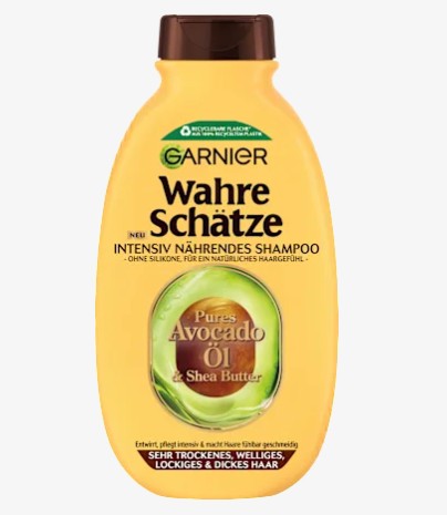 Dầu gội GARNIER Wahre Schätze Avocado-Öl & Sheabutter cho tóc rất khô và hư tổn, 300ml