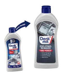 Dung dịch tẩy inox Denkmit Edelstahlreiniger 4in1, 300 ml