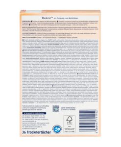 Giấy thơm Denkmit Trocknertücher Cosy Elegance, 36 tờ