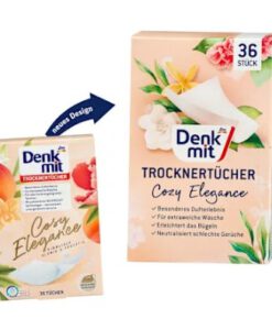 Giấy thơm Denkmit Trocknertücher Cosy Elegance, 36 tờ