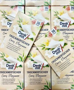 Giấy thơm Denkmit Trocknertücher Cosy Elegance, 36 tờ