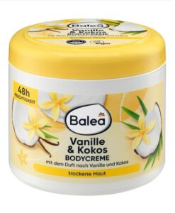 Kem dưỡng thể Balea Bodycreme Vanille & Cocos chiết xuất vani và dừa, 500ml