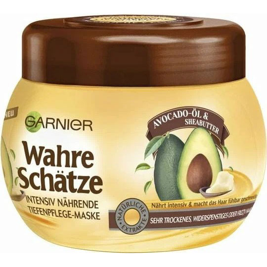 Kem ủ tóc Garnier Wahre Schätze 1-Minute Haarkur Avocado-Öl & Sheabutter, 300ml