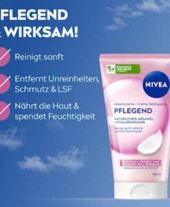 Sữa rửa mặt NIVEA Waschcreme Pflegend cho da khô và nhạy cảm, 150ml