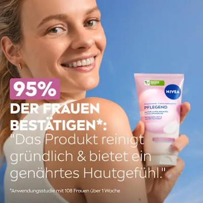 Sữa rửa mặt NIVEA Waschcreme Pflegend cho da khô và nhạy cảm, 150ml Sữa rửa mặt NIVEA Waschcreme Pflegend cho da khô và nhạy cảm, 150ml