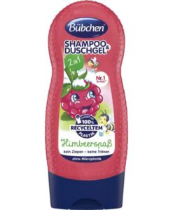Sữa tắm gội Bubchen Kids Shampoo & Duschgel Himbeerspaß mâm xôi, 230ml
