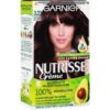 Thuốc nhuộm tóc Garnier Nutrisse 3.23 Dunkles Diamant Braun - màu nâu kim cương đậm, 1 hộp