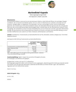 Viên uống bổ gan Sanct Bernhard Mariendistel Kapseln, 90 viên