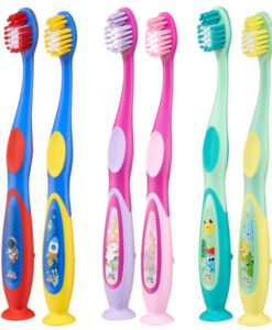 Bàn chải đánh răng Dontodent Kids cho trẻ em từ 3-6 tuổi, set 2 chiếc