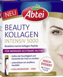 Collagen uống Abtei Beauty Kollagen Intensiv 5000 làm đẹp da, 10x25ml