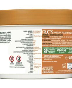 Kem ủ tóc GARNIER Fructis Papaya Hair Food 3in1 Maske, 400ml