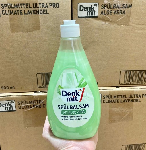 Nước rửa bát Denkmit Aloe Vera hương hô hội, 500ml Nước rửa bát Denkmit Aloe Vera hương hô hội, 500ml