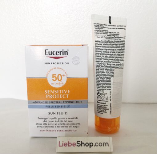SET Kem chống nắng Eucerin Sensitive Protect Face + Eucerin Oil Control BODY LSF 50+, 2x50ml