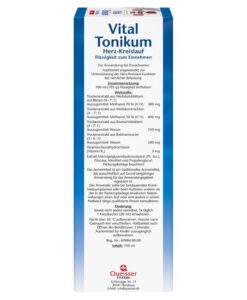 Thuốc bổ tim mạch Doppelherz Vital Tonikum dạng nước, 750ml