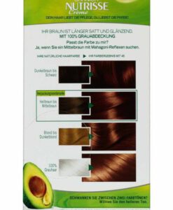 Thuốc nhuộm tóc Garnier Nutrisse 45 Schokobraun - màu nâu socola sáng, 1 hộp