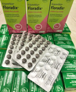 Viên sắt hữu cơ Floradix Eisen Folsäure bổ sung sắt và axit folic, 84 viên