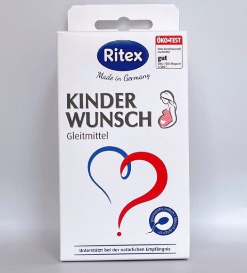 Gel tạo môi trường Ritex Kinderwunsch Gleitmittel hỗ trợ thụ thai tự nhiên, 1 hộp